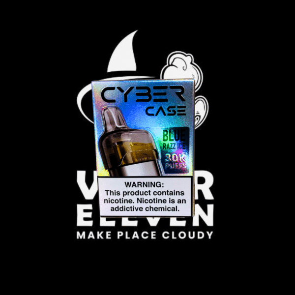 Cyber Case Bue Razz Ice 30k Puffs - Image 1