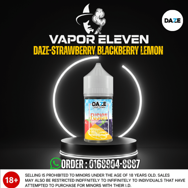 280 7Daze Fusion Strawberry Blackberry Lemon Salt - Image 1