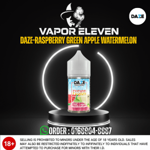 Daze Raspberry Green Apple Watermelon NicSalt
